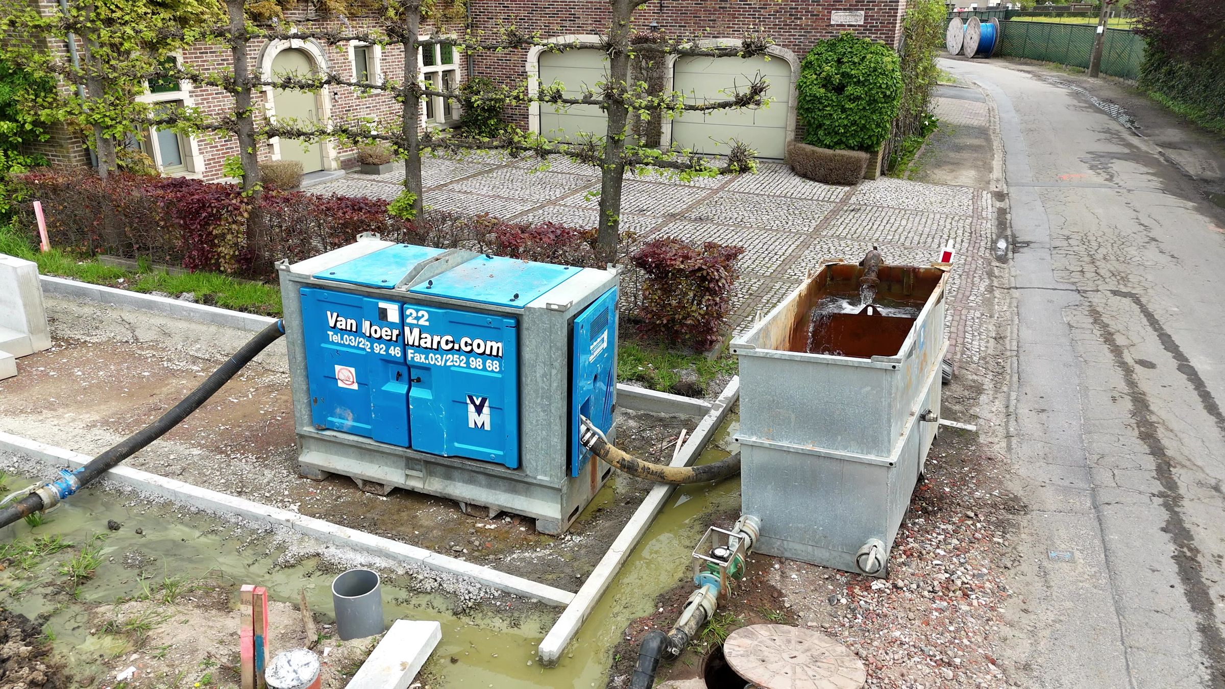 Bemalingspomp met zandvanger
